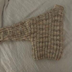 Free People Cropped High Neck Sweater